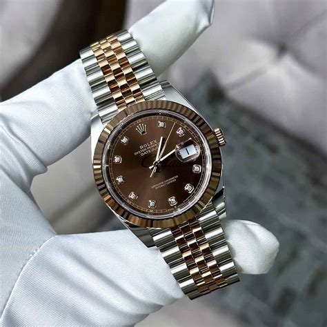 rolex datejust chocolate 41mm|datejust 41 oyster mm oystersteel.